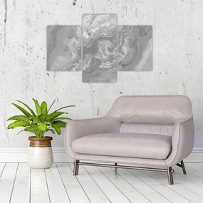 Tablou - Marmură în alb-negru (90x60 cm)