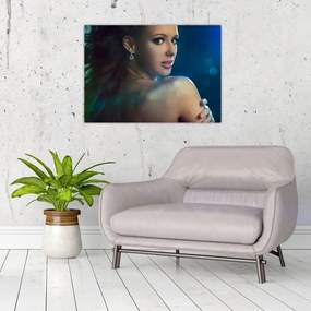 Tablou - Privirea unei femei tinere (70x50 cm)