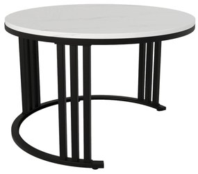 Măsuță de cafea 2-în-1 Rotundă din MDF, Gri | Aosom Romania