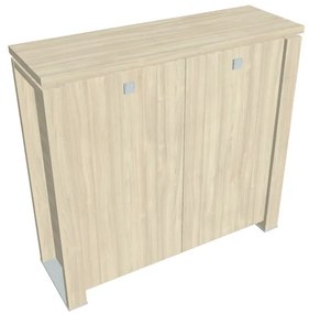 Dulap mediu Verno+ 140 x 46 x 130 cm, salcâm