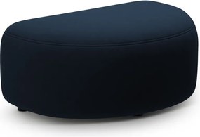 Taburet albastru cu tapițerie din catifea Kate – Micadoni