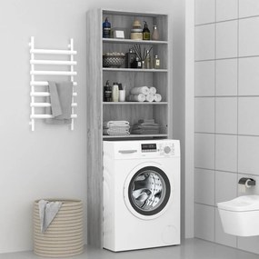 Dulap masina de spalat, gri sonoma, 64x24x190 cm sonoma gri