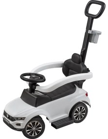 Bicicletă fără pedale Volkswagen 3 în 1 alb/negru