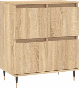 vidaXL Servantă, stejar sonoma, 60x35x70 cm, lemn prelucrat
