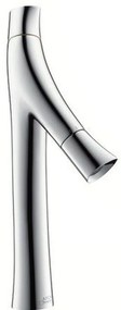 Baterie lavoar baie crom cu ventil, pipa 116 mm, Hansgrohe Axor Starck Organic 365 116 mm (h:365 mm)