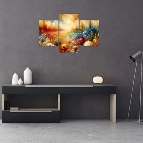 Tablou - Pajiște colorată (90x60 cm)