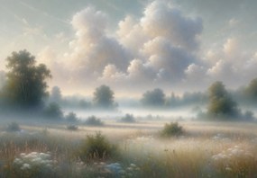 Fototapet - Peisaj pictat (147x102 cm)