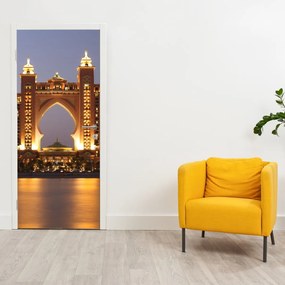 Fototapet pentru ușă - Constucții în Dubai (95x205cm)