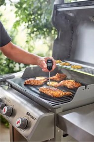 Termometru digital bucatarie Weber WB 6750, Afisare rapida, °C, F, Negru/Inox