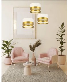 Lustră pe cablu MILO 3xE27/60W/230V aurie