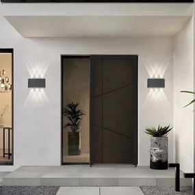 Brilagi - Aplica de perete LED pentru exterior FLAREBOX LED/6W/230V, antracit, IP65