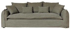Canapea premium, 3 locuri, stofa, perne decorative, Georgina