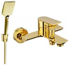Mexen Alexa R62 baterie cadă cu set pentru duș, Aurie - 7123R62-50