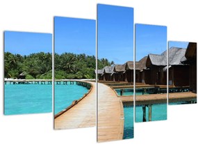 Tablou cu Maledive (150x105 cm)