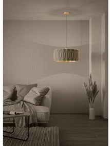 Lustră pe cablu Eglo 390206 COROJAL 1xE27/40W/230V auriu/maro