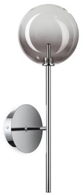 Aplica de perete EQUINOXE AP1 crom/ faded smoky