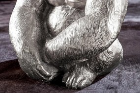 Masuta auxiliara design unicat Kong 60cm, argintiu A-45435 VC