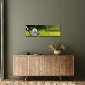 Tablou - Golf (cu ceas) (90x30 cm)