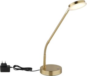 Globo 58504TM - Lampă de masă tactilă LED reglabilă SILVIO LED/6,5W/230V, alamă