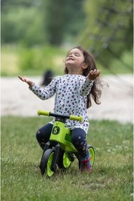Funny Wheels - Bicicletă de echilibru 2 în 1 RIDER SUPER SPORT, verde/negru