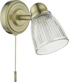 Där Lighting CED0775 - Lampă de perete pentru baie CEDRIC, 1xG9/25W/230V, IP44, din alamă