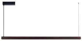 Immax NEO 07301L-LED Lustră suspendată reglabilă pe cablu MADEIRA, 33W/230V, Wi‑Fi Tuya, 152 cm, nuc