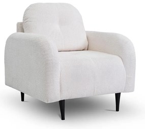 Fotoliu tapițat CLOUDY, crem