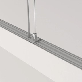 Lustra suspendata design tehnic Points alb