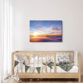 Tablou - Apus de soare deasupra norilor (90x60 cm)