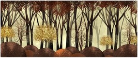 Tablou - Pădure decorativă (120x50 cm)