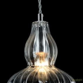 Pendul modern din sticla Eustoma, transparent MYMOD238-PL-01-TR