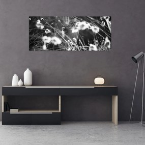 Tablou - Pânza de păianjen în pajiște (120x50 cm)