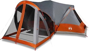 vidaXL Cort de familie Tipi pentru 8 persoane gri impermeabil