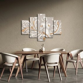 Tablou - Imagine a zeiței într-un fundal ornamental (150x105 cm)