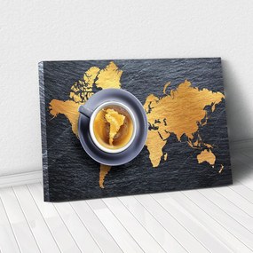 Tablou Canvas - A world of coffee 80 x 125 cm