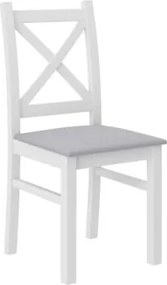 Scaun tapitat, Chris, ADRK Furniture (Culoare: Alb)