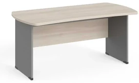 Masa de birou Manager 160 x 85 cm, salcâm deschis / gri