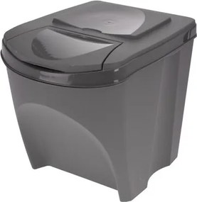 Coșuri selectare gunoi Sortibox 25 l, 3 buc., gri,