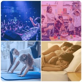 Set de 6 becuri LED RGBW reglabile MESH GU10/6,5W/230V 2700-6500K - Aigostar