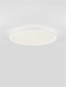 Plafoniera LED design slim ALMIRA alba D-40cm