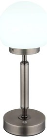 Lampă LED tactilă reîncărcabilă de masă Globo 21033A HAKU LED/2,5W/5V 2700/4000/6500K antracit