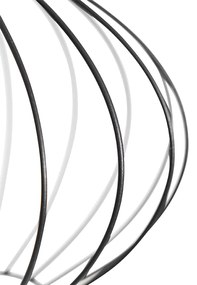 Lampă de podea industrială neagră 23 cm - Margarita