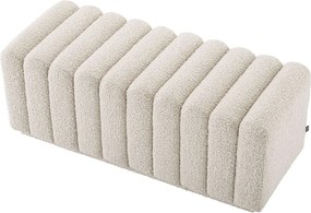 Bancheta design LUX Bente, boucle crem 115494 HZ