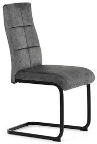 Set de scaune de sufragerie Vintage DCL-D1275GREY4, 4 buc