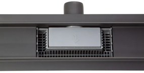 Scurgere de duș Duplex Black Next L 600