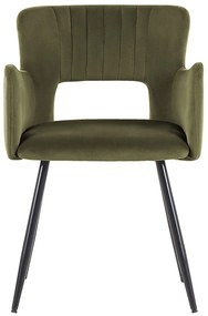 Set 2 buc scaune sufragerie Shelba (verde măslin) . 1075756