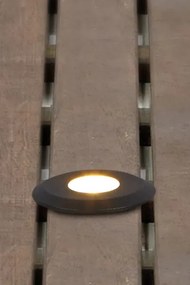 Markslöjd 107285 - Corp LED încastrat pentru exterior GARDEN24 LED/3W/24V IP44, negru