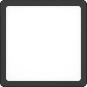 Eglo 901374-LED FUEVA-Z, plafonieră de baie dimabilă LED RGBW, 10,5W/230V, 22x22cm, IP44, negru