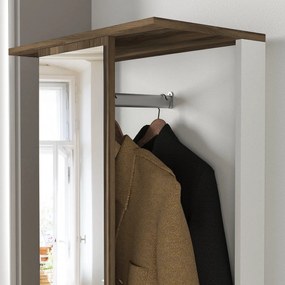 Cuier Ponte - White, Walnut