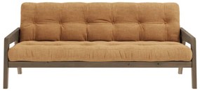 Canapea extensibilă galben muștar 190 cm Grab Carob - Karup Design